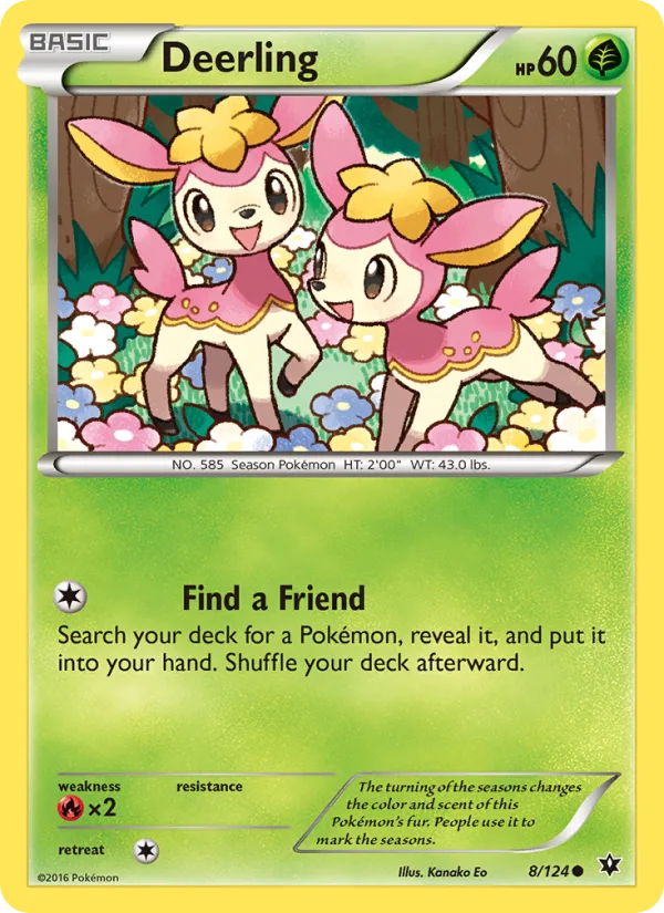 Deerling · Fates Collide 8/124