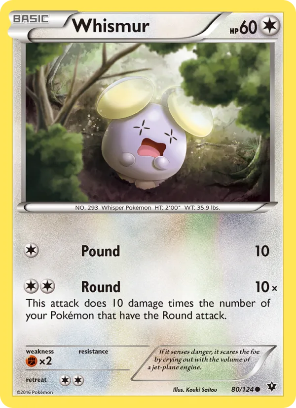 Whismur · Fates Collide 80/124