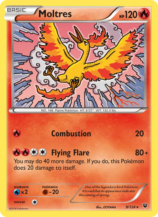 Moltres · Fates Collide 9/124