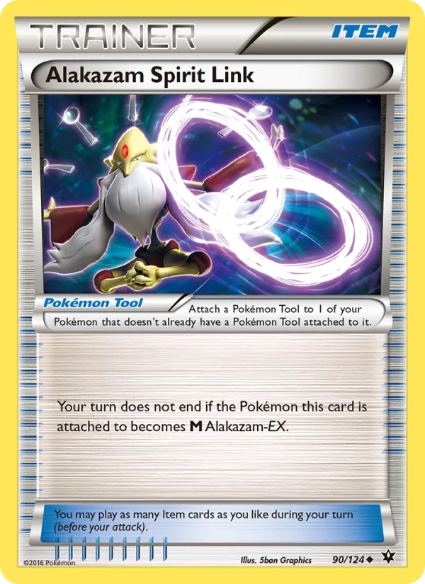 Alakazam Spirit Link · Fates Collide 90/124
