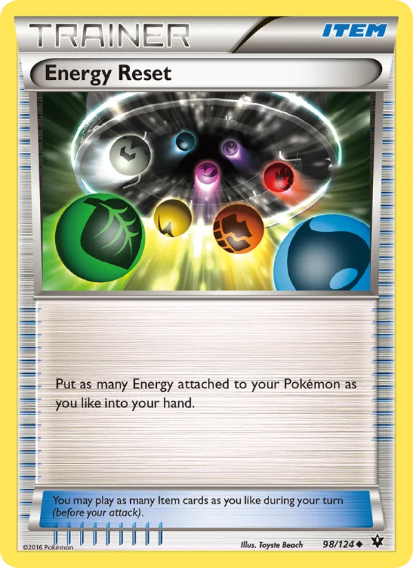 Energy Reset · Fates Collide 98/124