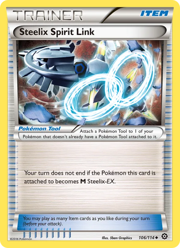 Steelix Spirit Link · Steam Siege 106/114