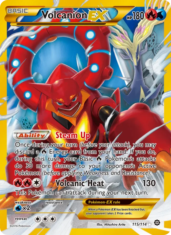Volcanion EX · Steam Siege 115/114