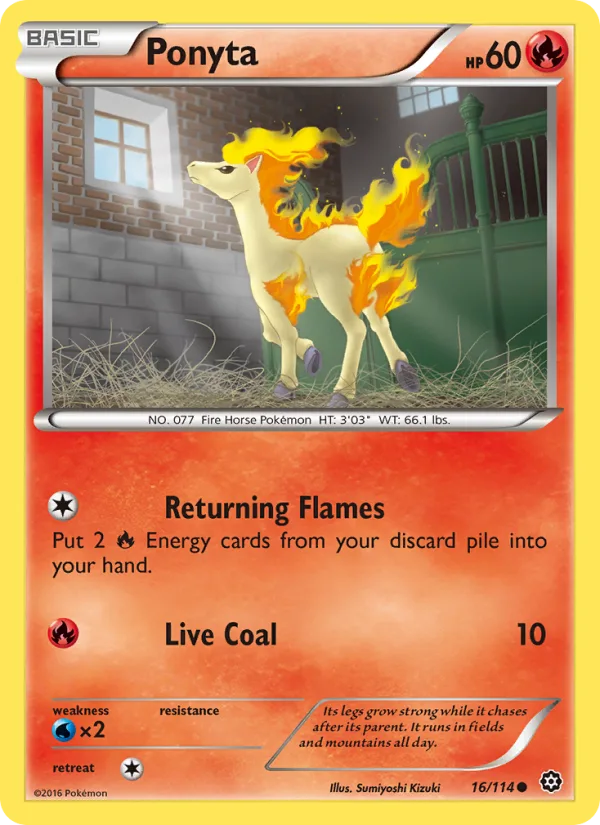 Ponyta · Steam Siege 16/114