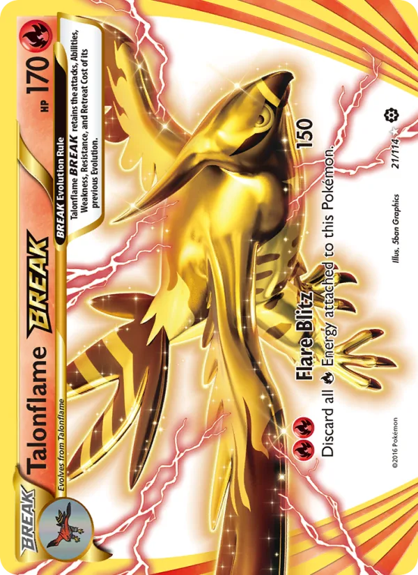 Talonflame BREAK · Steam Siege 21/114