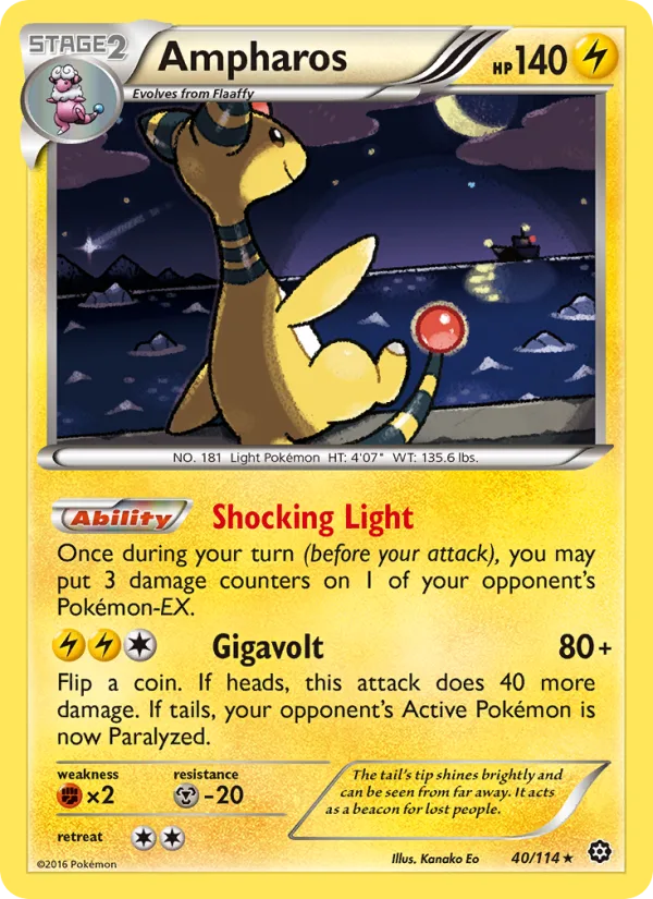 Ampharos · Steam Siege 40/114