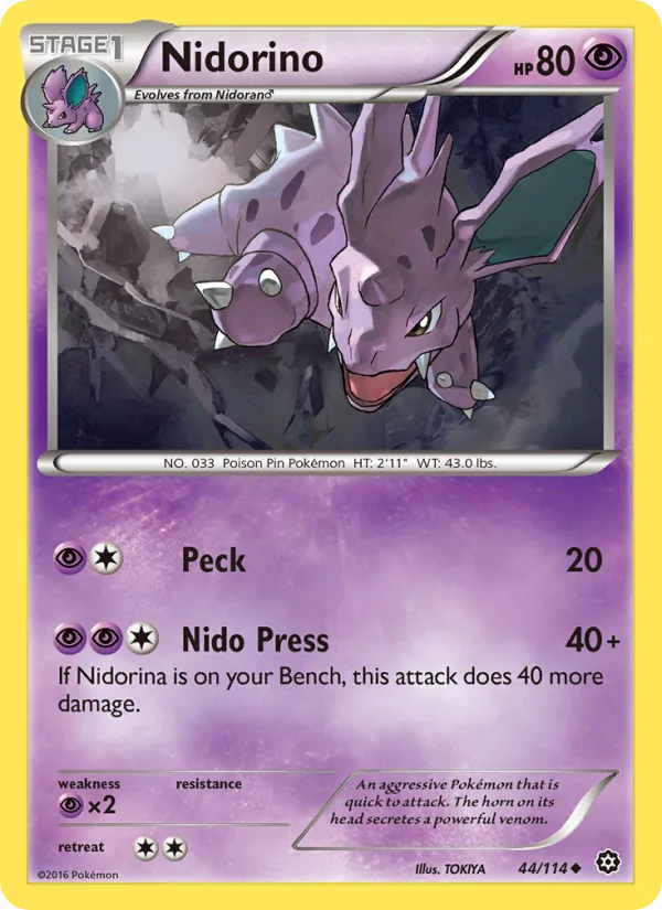 Nidorino · Steam Siege 44/114