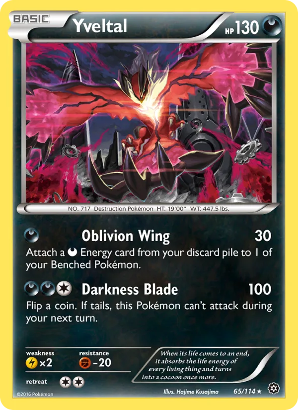 Yveltal · Steam Siege 65/114