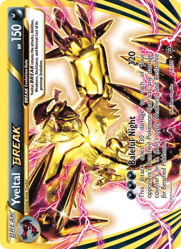 Yveltal BREAK · Steam Siege 66/114