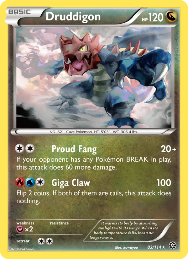 Druddigon · Steam Siege 83/114
