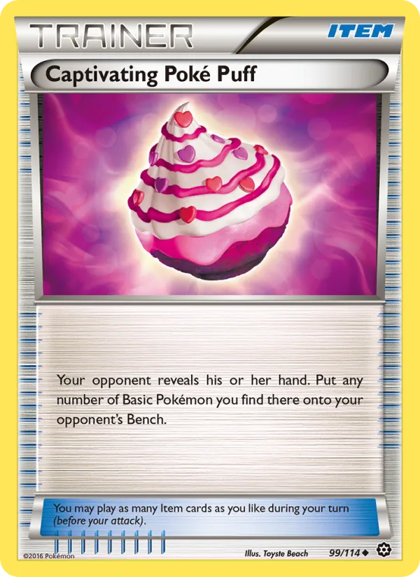 Captivating Poké Puff · Steam Siege 99/114