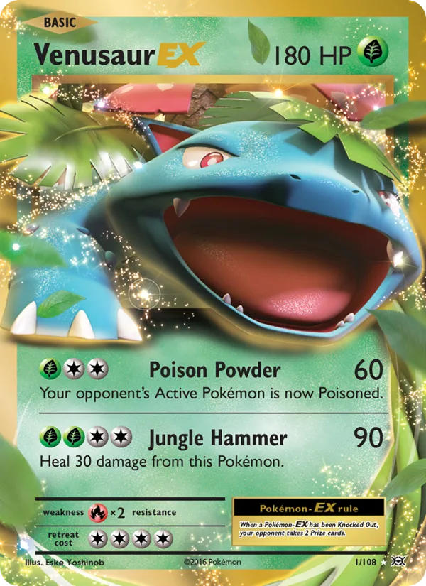 Venusaur EX · Evolutions 1/108