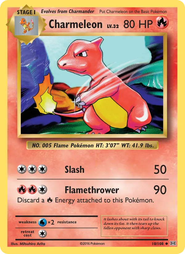 Charmeleon · Evolutions 10/108