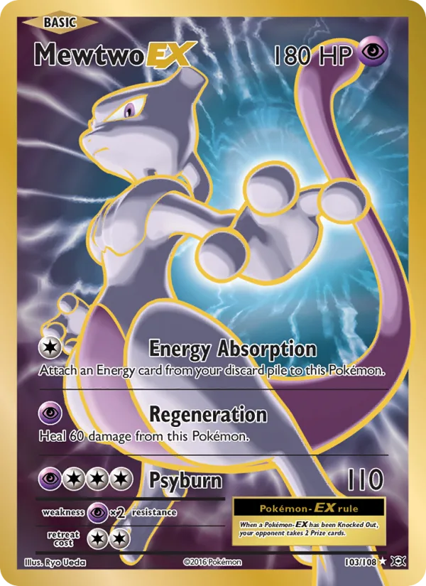 Mewtwo EX · Evolutions 103/108