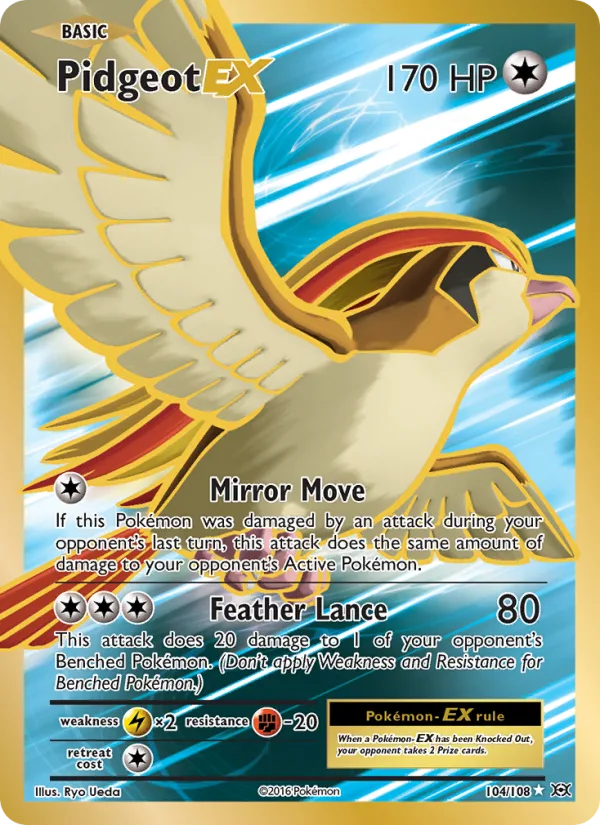 Pidgeot EX · Evolutions 104/108