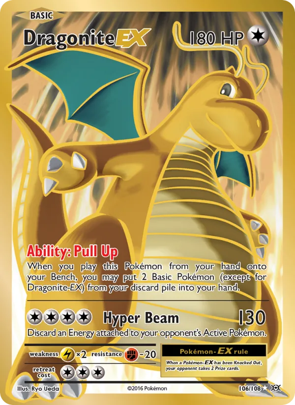Dragonite EX · Evolutions 106/108