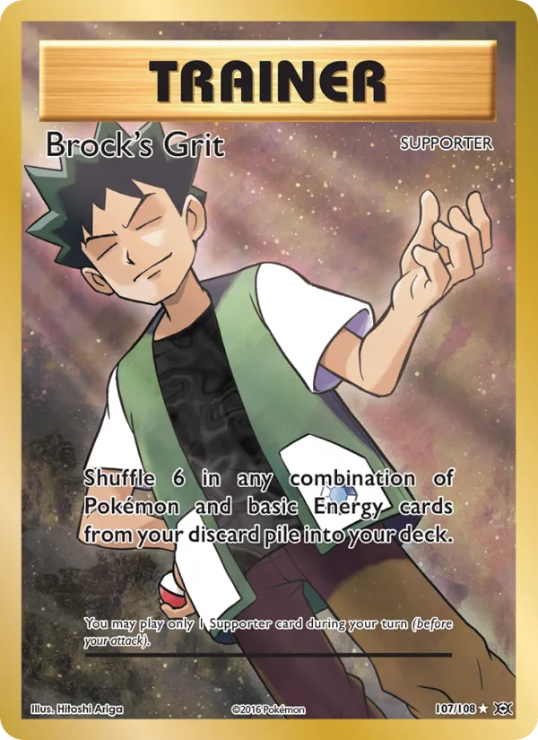 Brock's Grit · Evolutions 107/108