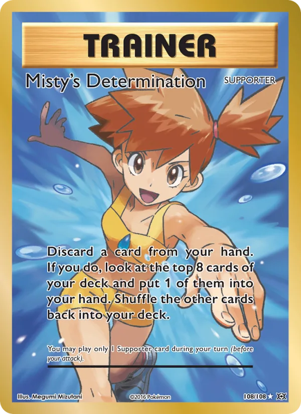 Misty's Determination · Evolutions 108/108