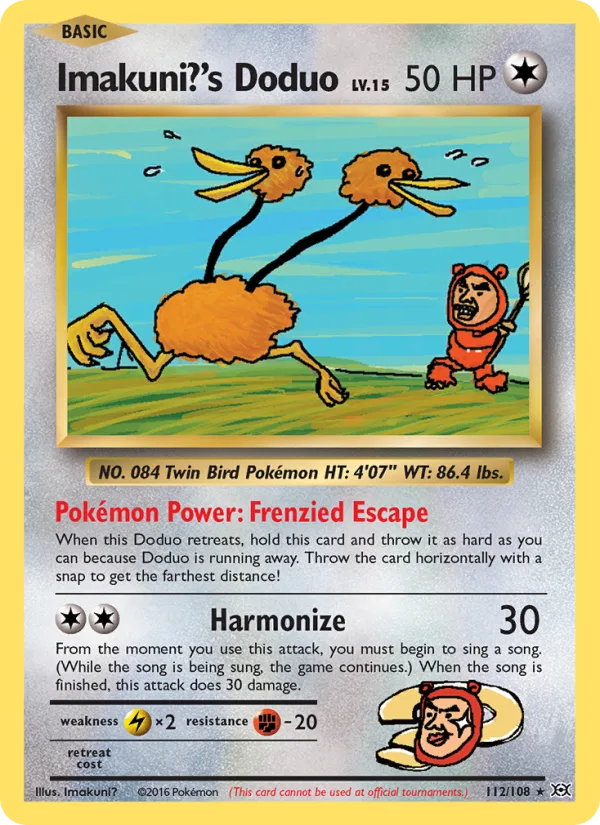 Imakuni?'s Doduo · Evolutions 112/108