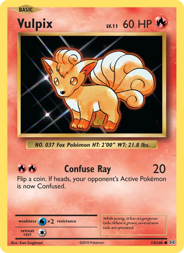 Vulpix · Evolutions 14/108