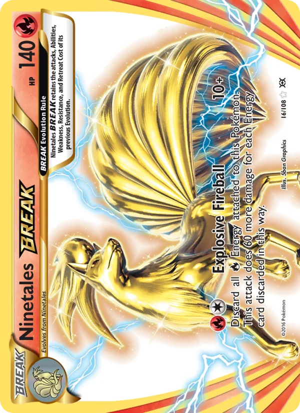 Ninetales BREAK · Evolutions 16/108