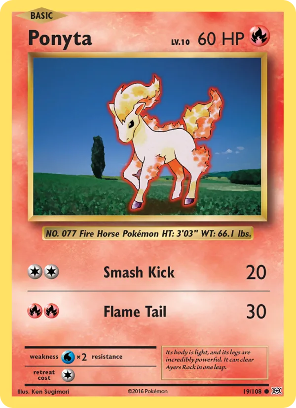 Ponyta · Evolutions 19/108