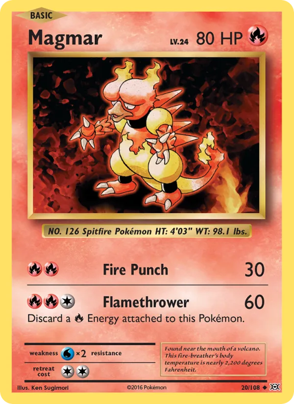 Magmar · Evolutions 20/108