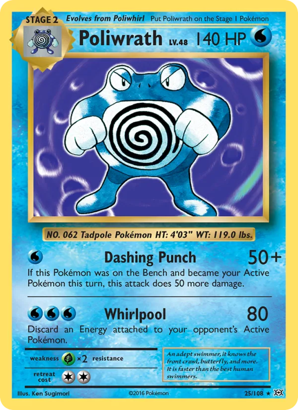 Poliwrath · Evolutions 25/108
