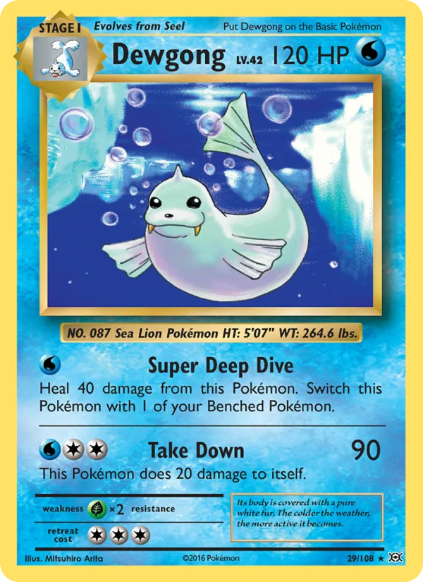 Dewgong · Evolutions 29/108