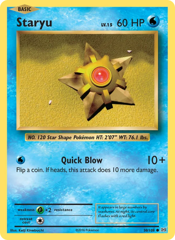 Staryu · Evolutions 30/108