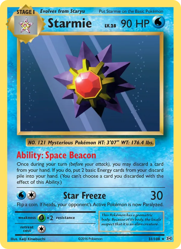 Starmie · Evolutions 31/108