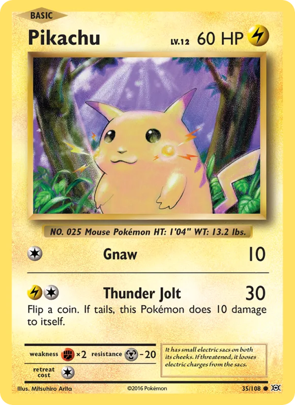 Pikachu · Evolutions 35/108