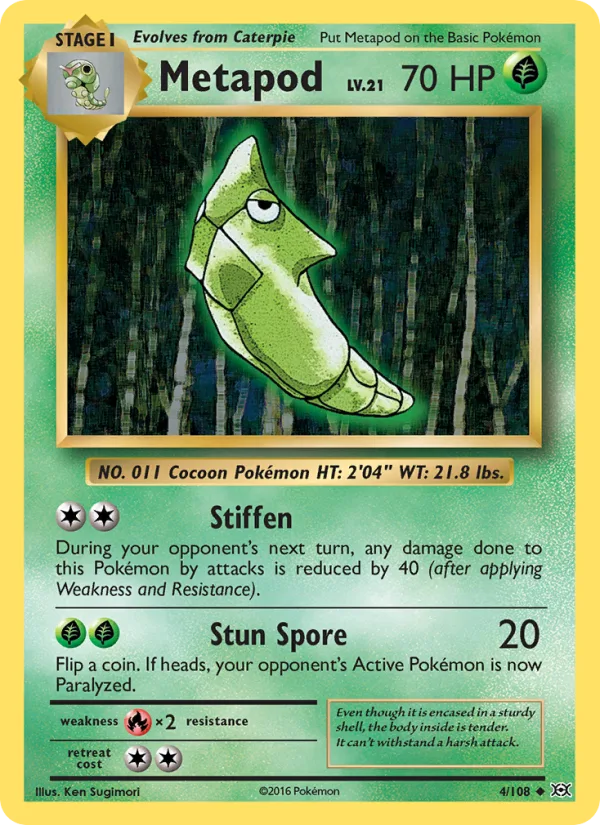 Metapod · Evolutions 4/108