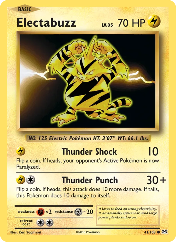 Electabuzz · Evolutions 41/108