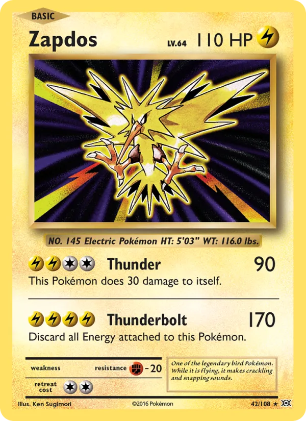 Zapdos · Evolutions 42/108