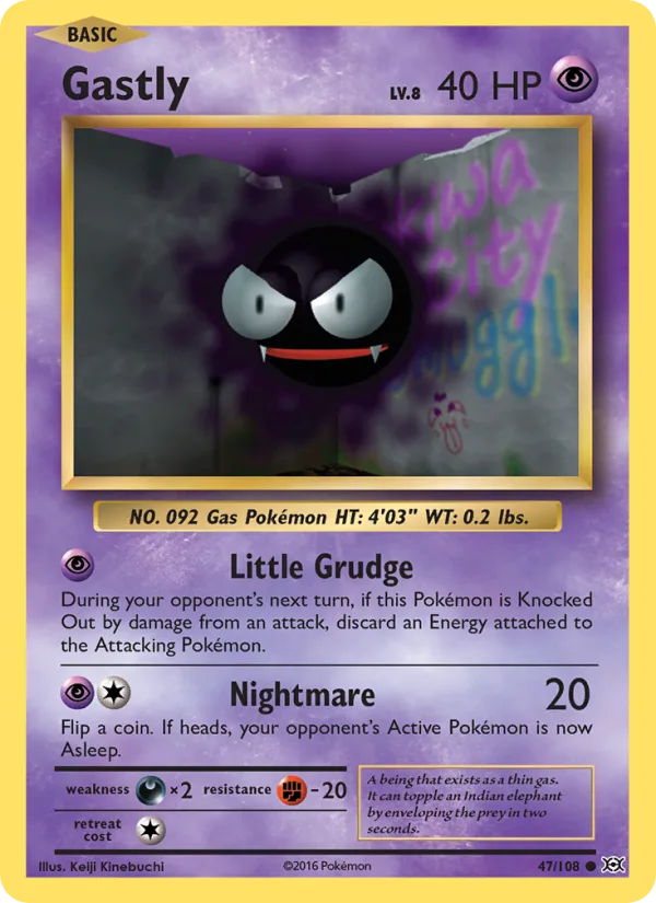 Gastly · Evolutions 47/108