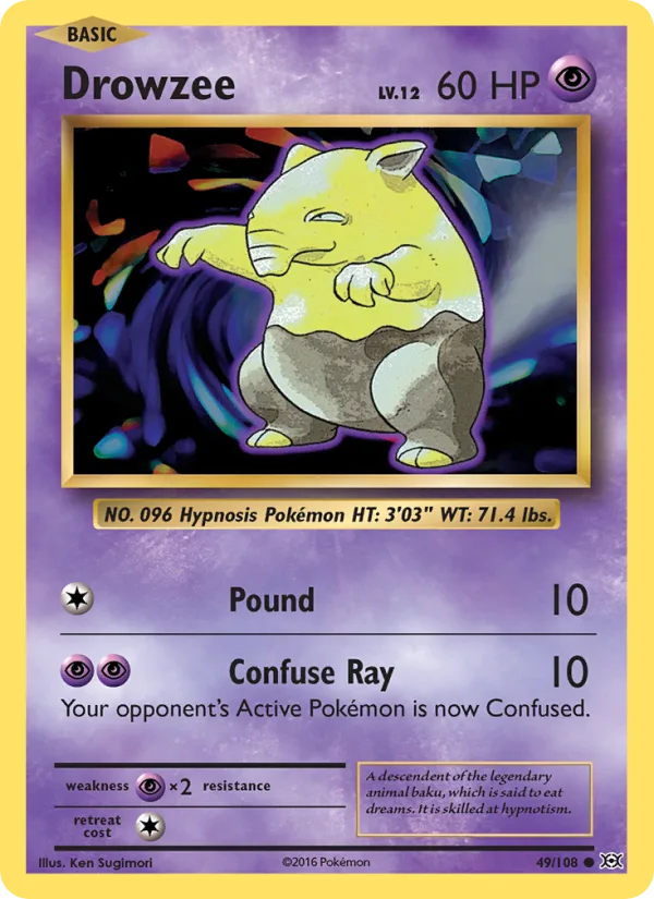 Drowzee · Evolutions 49/108