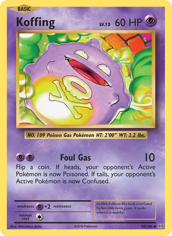 Koffing · Evolutions 50/108