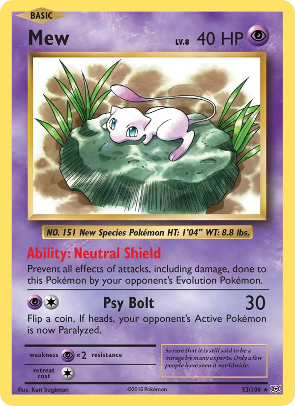 Mew · Evolutions 53/108