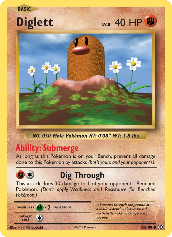 Diglett · Evolutions 55/108