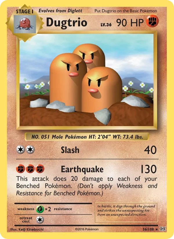 Dugtrio · Evolutions 56/108
