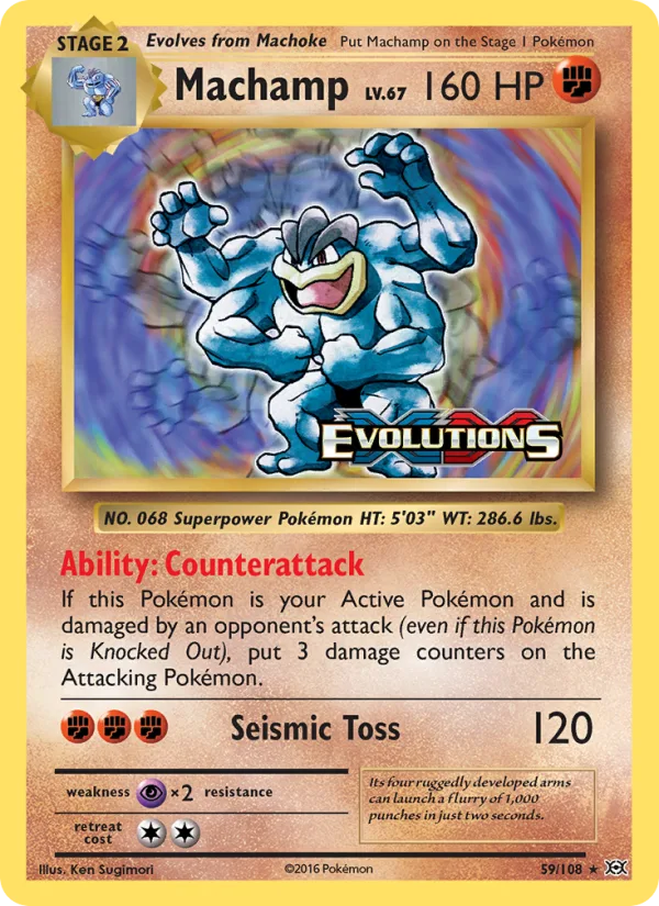Machamp · Evolutions 59/108