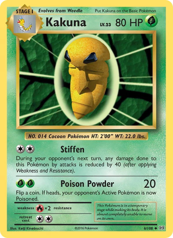Kakuna · Evolutions 6/108
