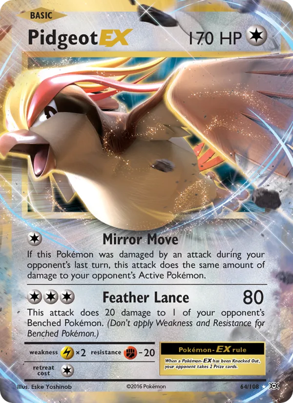 Pidgeot EX · Evolutions 64/108