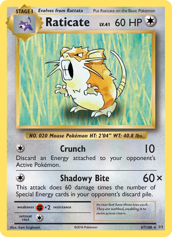Raticate · Evolutions 67/108