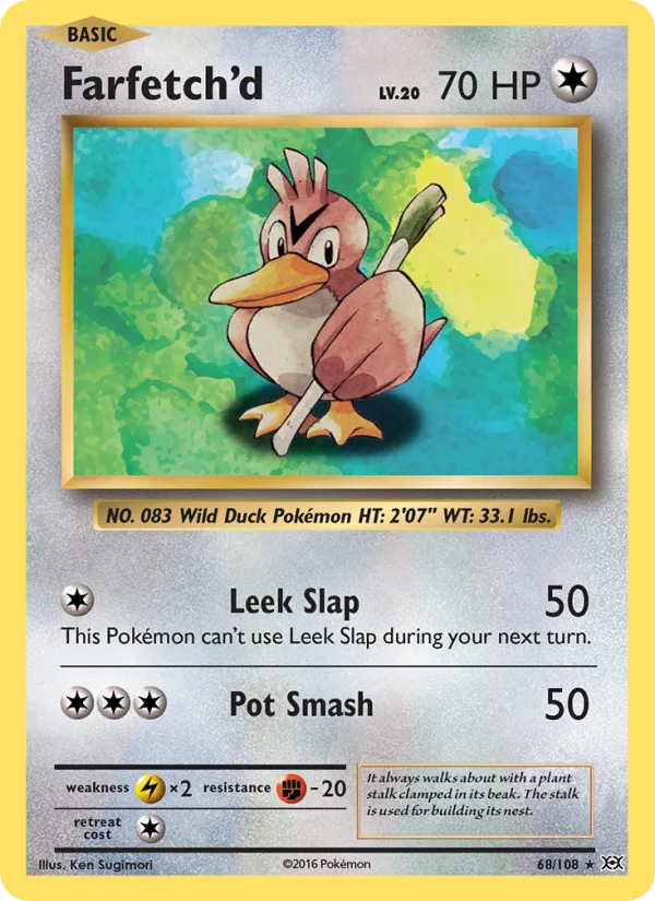 Farfetch'd · Evolutions 68/108