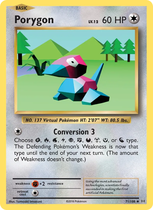 Porygon · Evolutions 71/108