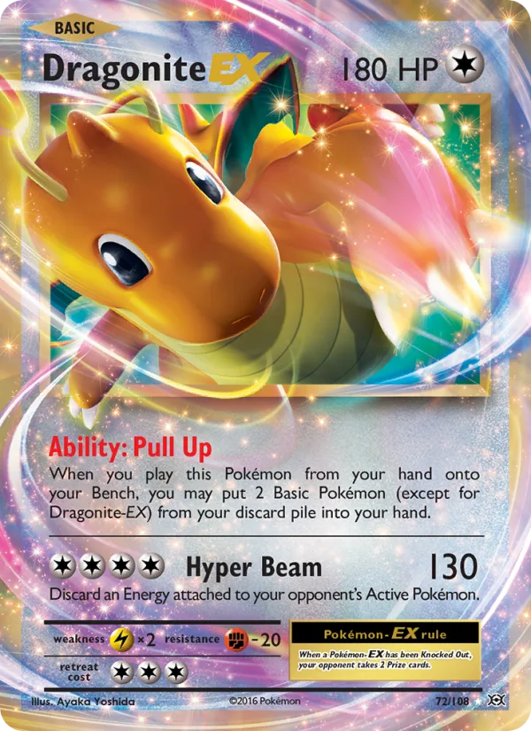 Dragonite EX · Evolutions 72/108