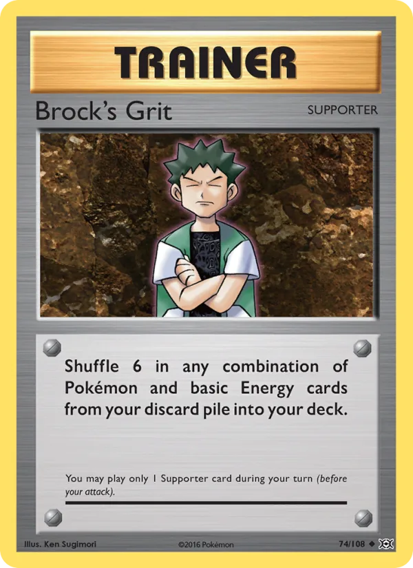 Brock's Grit · Evolutions 74/108