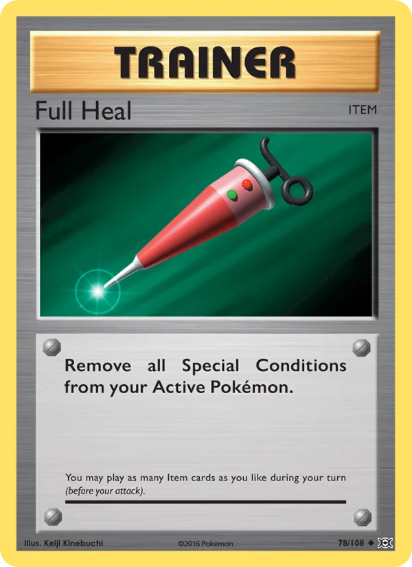 Full Heal · Evolutions 78/108